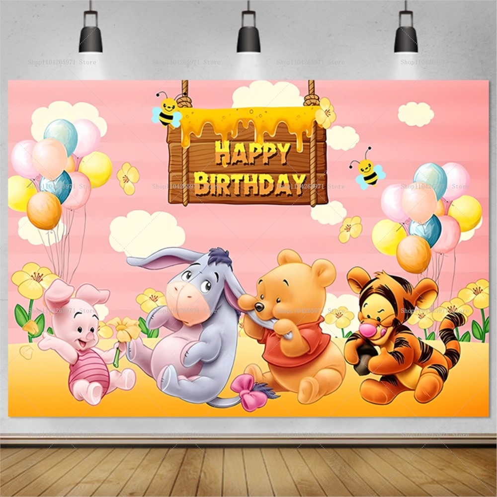 Baby Food Flavors - Disney Winnie the Pooh Backdrops Children