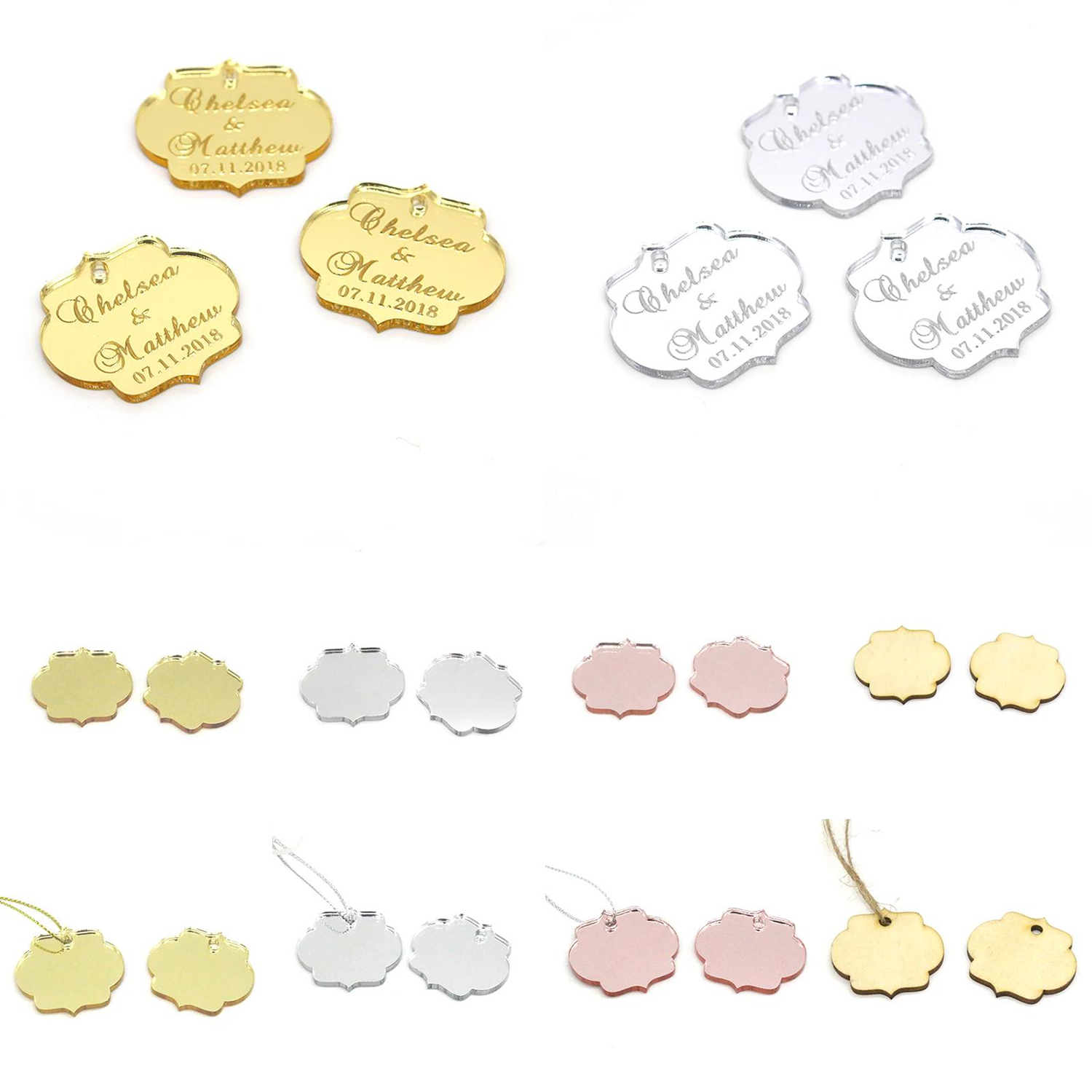 Baby Food Flavors - 20/50/100Pcs Custom Wedding Party Baby Baptism