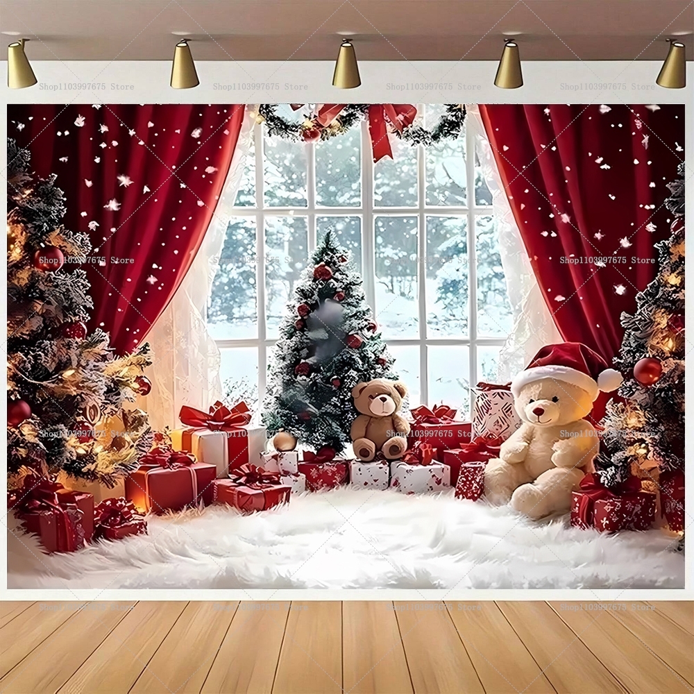 Baby Food Flavors - Merry Christmas Backdrops Wonderland Snowman Decor
