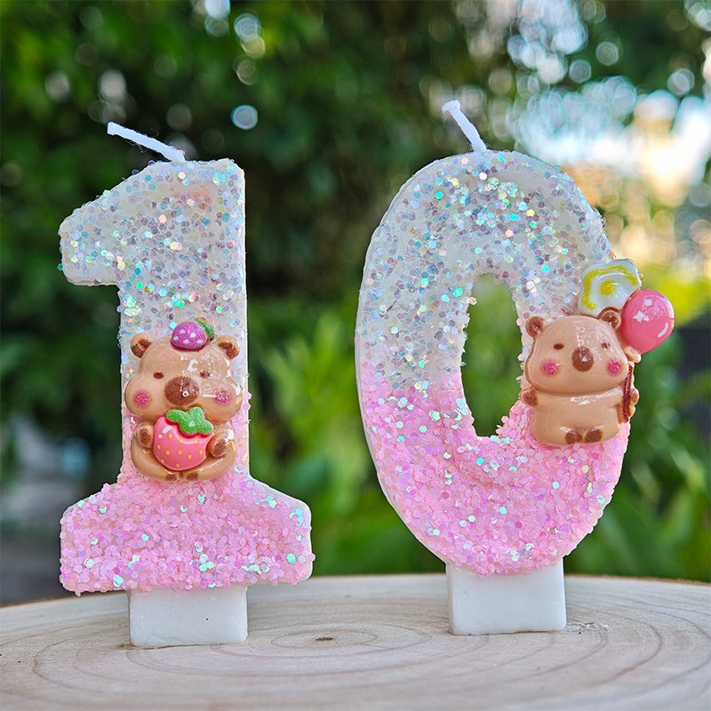 Baby Food Flavors - New Capybara Candles Cake Decorating Theme