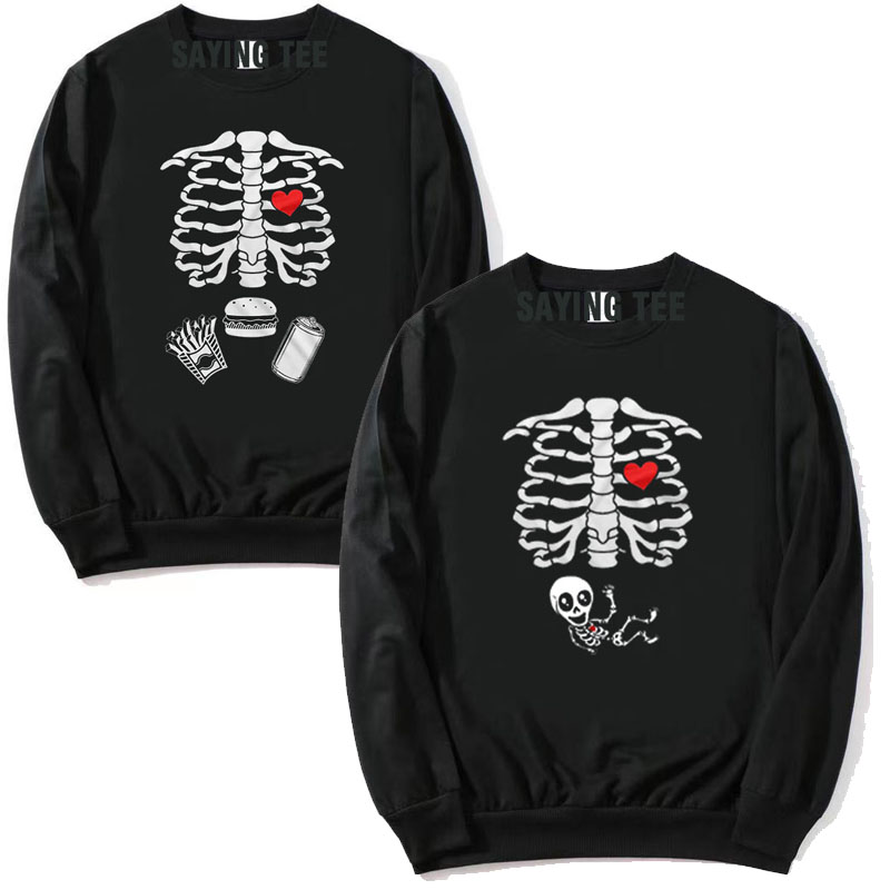 Maternity Halloween Skeleton T - огляд і ціна Food Baby X Ray
