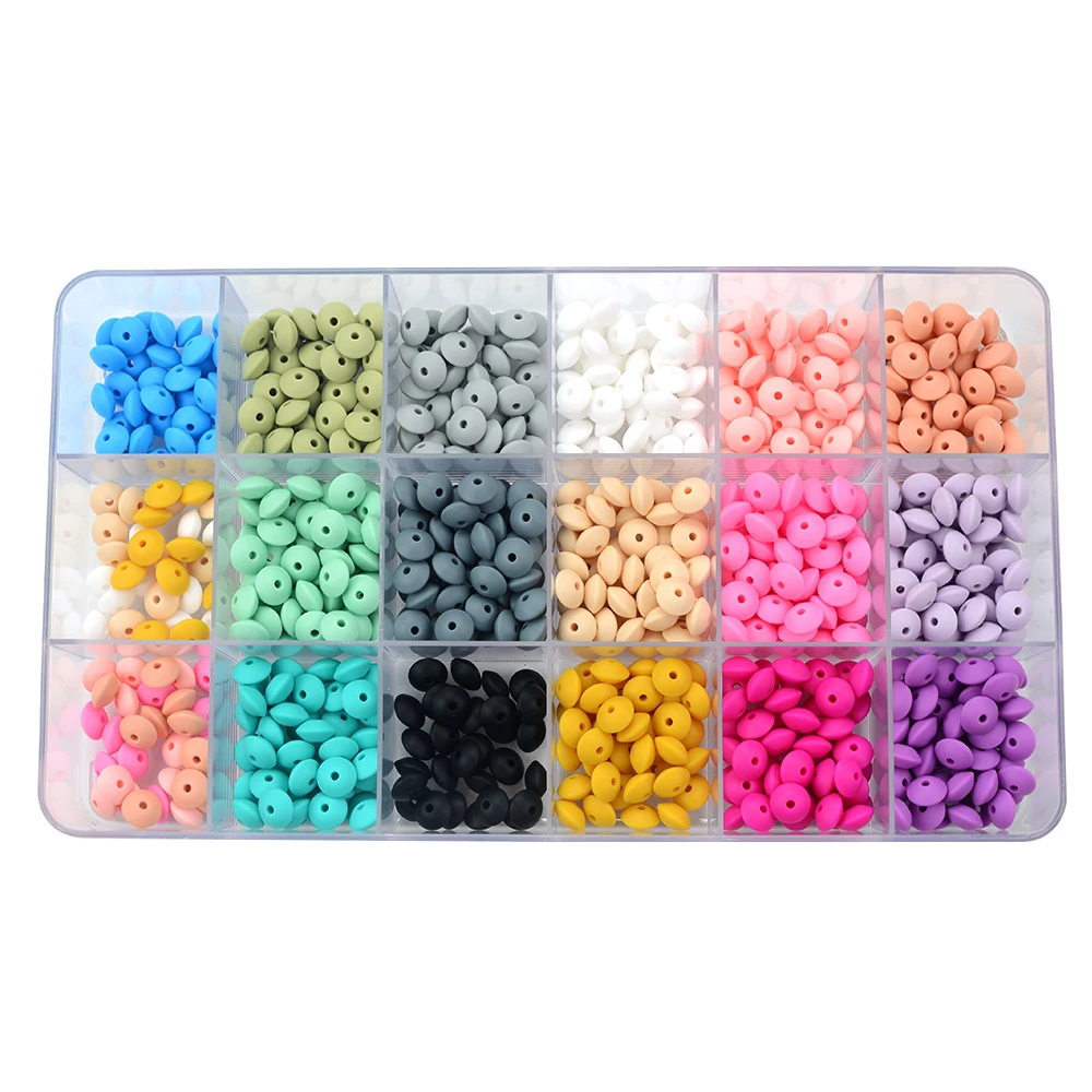 50Pcs 12mm Lentil Silicone Bea - огляд і ціна Baby Food Product