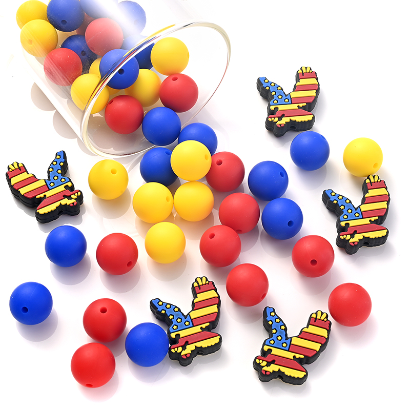 32Pcs/Set Silicone Focal Beads - огляд і ціна Baby Food Product