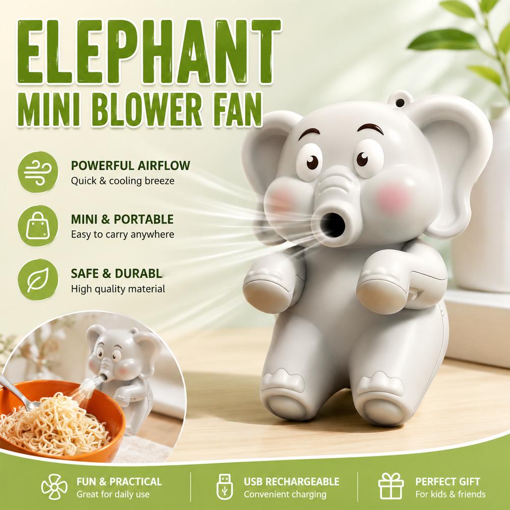Mini Elephant Food Cooler Fan, - огляд і ціна Baby Food For 1 Year Old