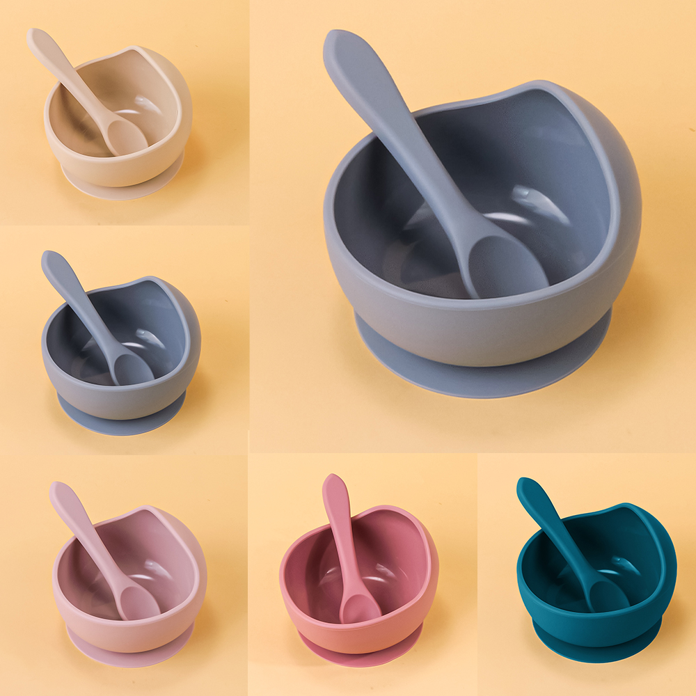 2PC Silicone Sucker Bowl Feedi - огляд і ціна Baby Food Product