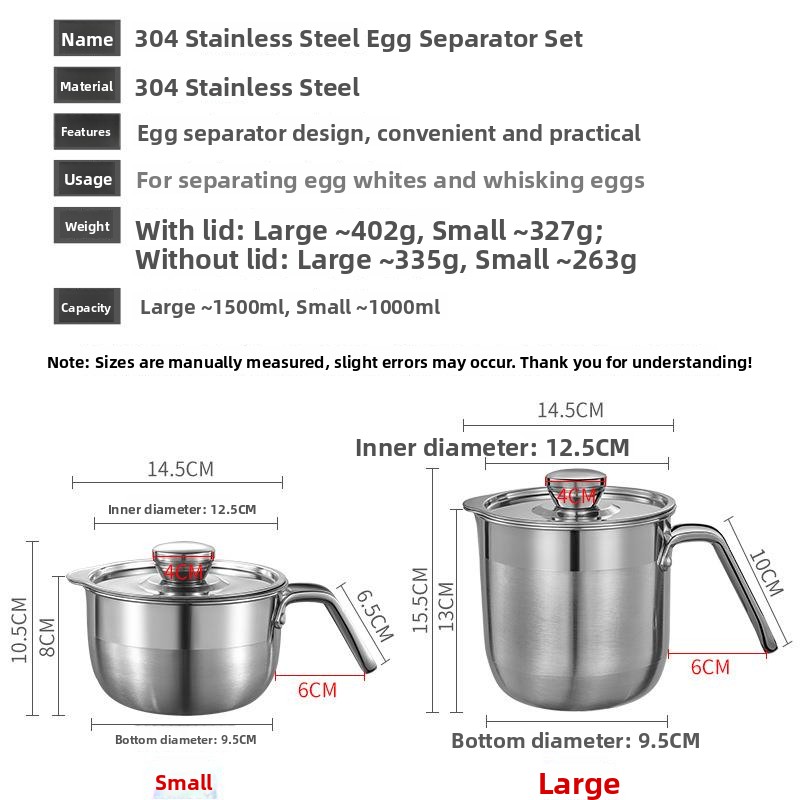 304 Stainless Steel Egg White  - огляд і ціна Baby Food Filter