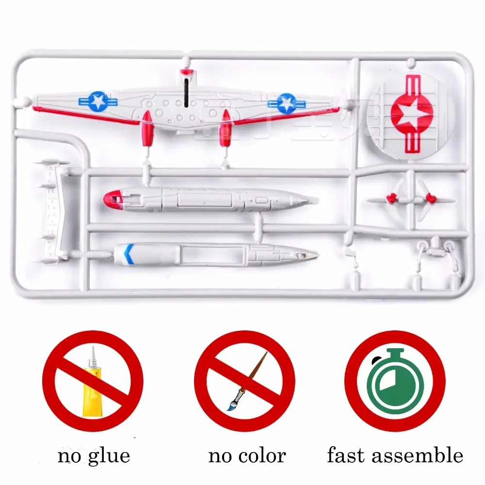 1PCS 4D Plastic Assembled Airp - огляд і ціна Baby Food Eat