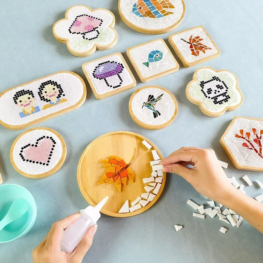 Handmade DIY Mosaic Cup Mat Bo - огляд і ціна Baby Food Eat