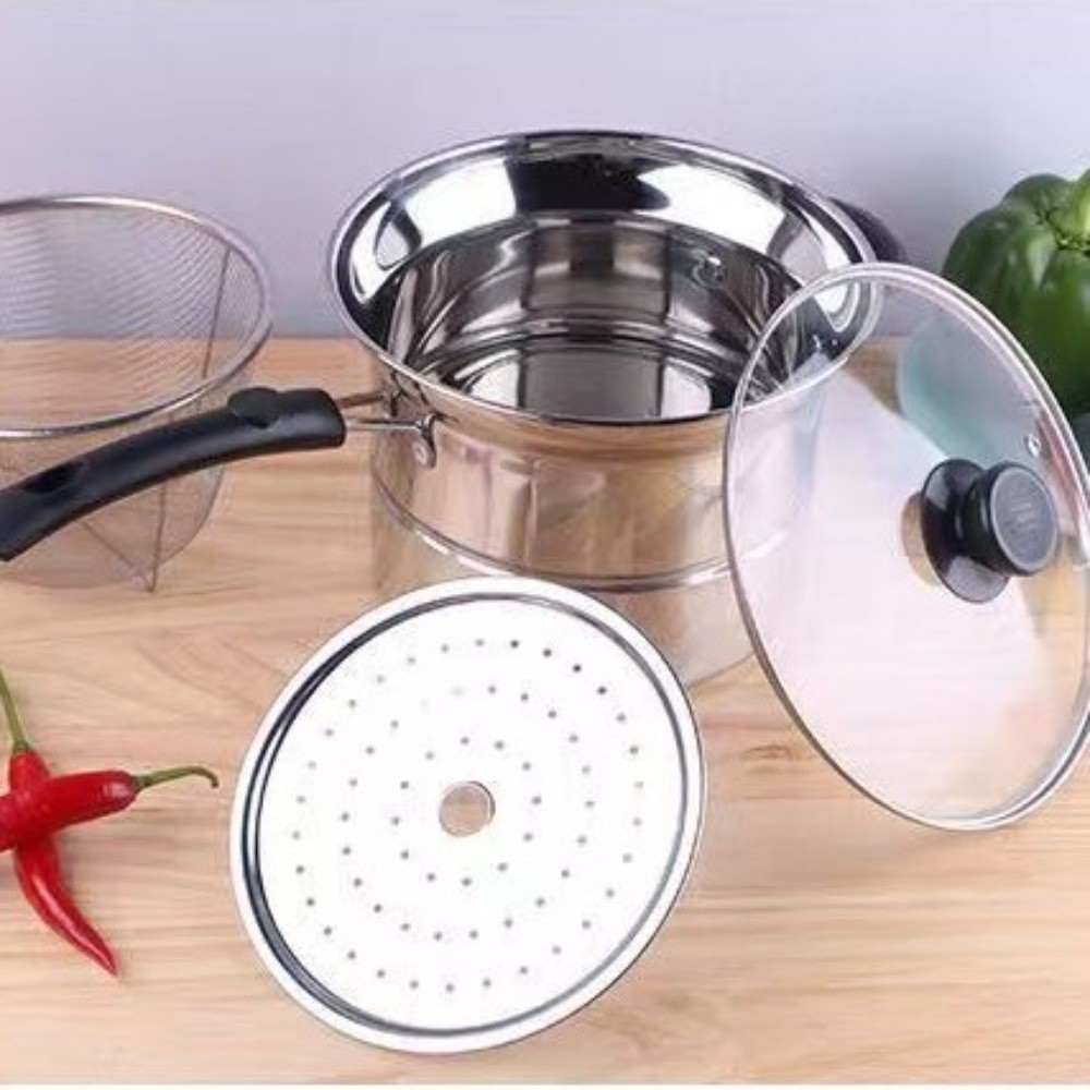 4pcs Stainless Steel Fryer Pot - огляд і ціна Baby Food Filter