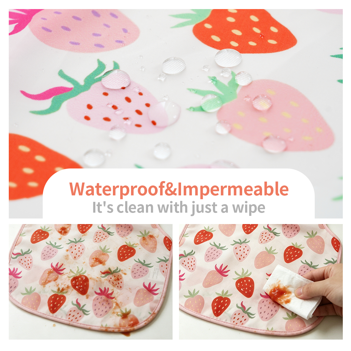 Happyflute 1 Pc Sleeveless Bib - огляд і ціна Easy Baby Food
