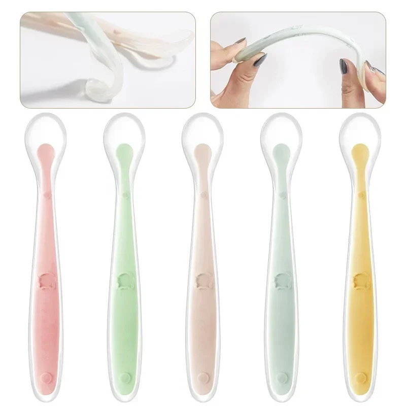 Soft Silicone Baby Spoon Toddl - огляд і ціна Baby Food Product
