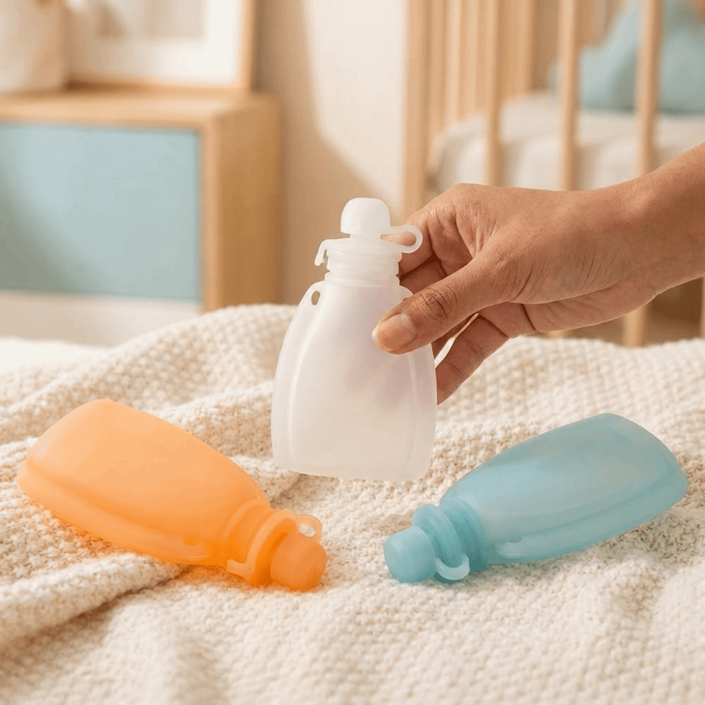 Non BPA Baby Food Pouch 120ml  - огляд і ціна Easy Baby Food