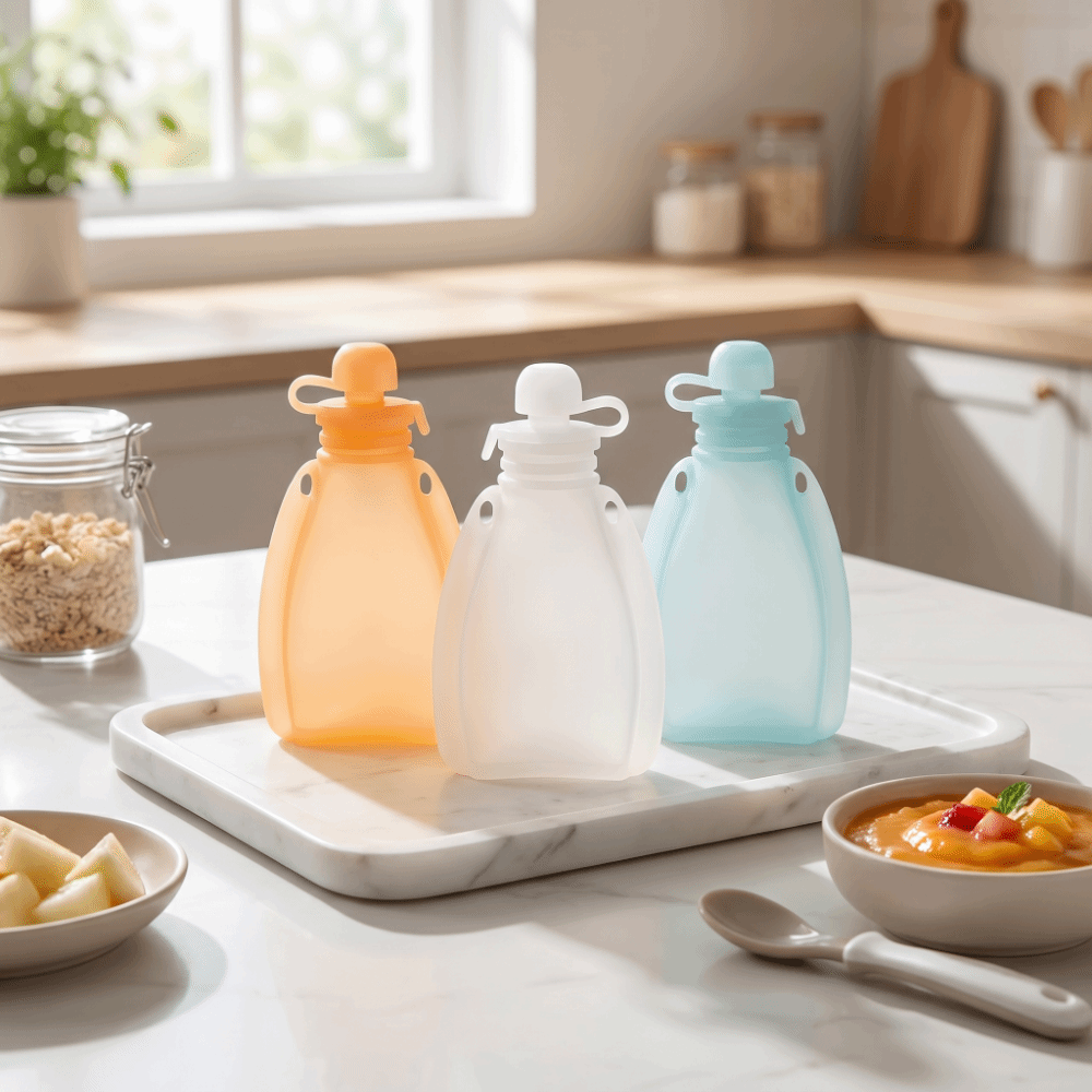 Non BPA Baby Food Pouch 120ml  - огляд і ціна Easy Baby Food