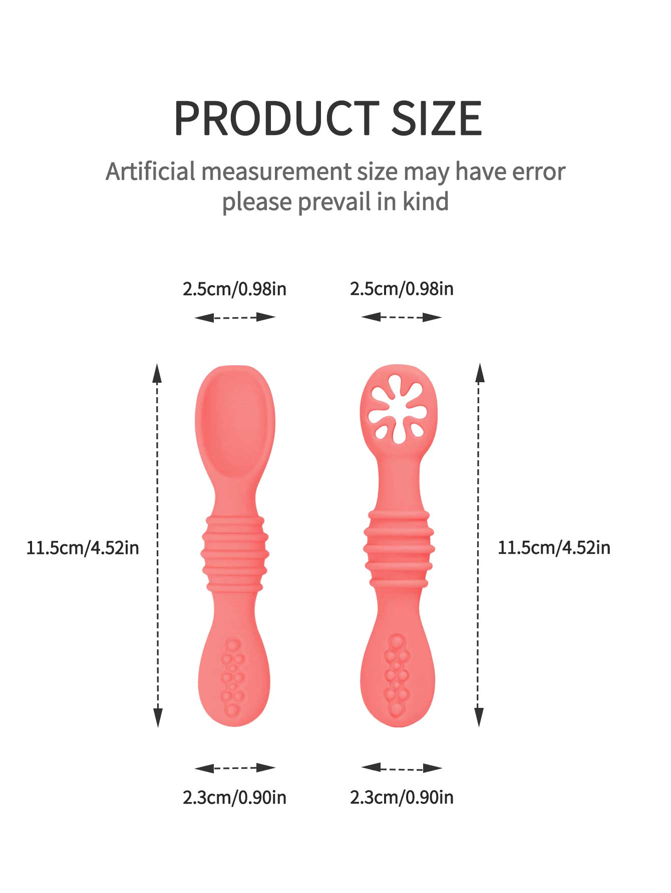 2Pcs Baby Silicone Sticky Spoo - огляд і ціна Baby Food Product